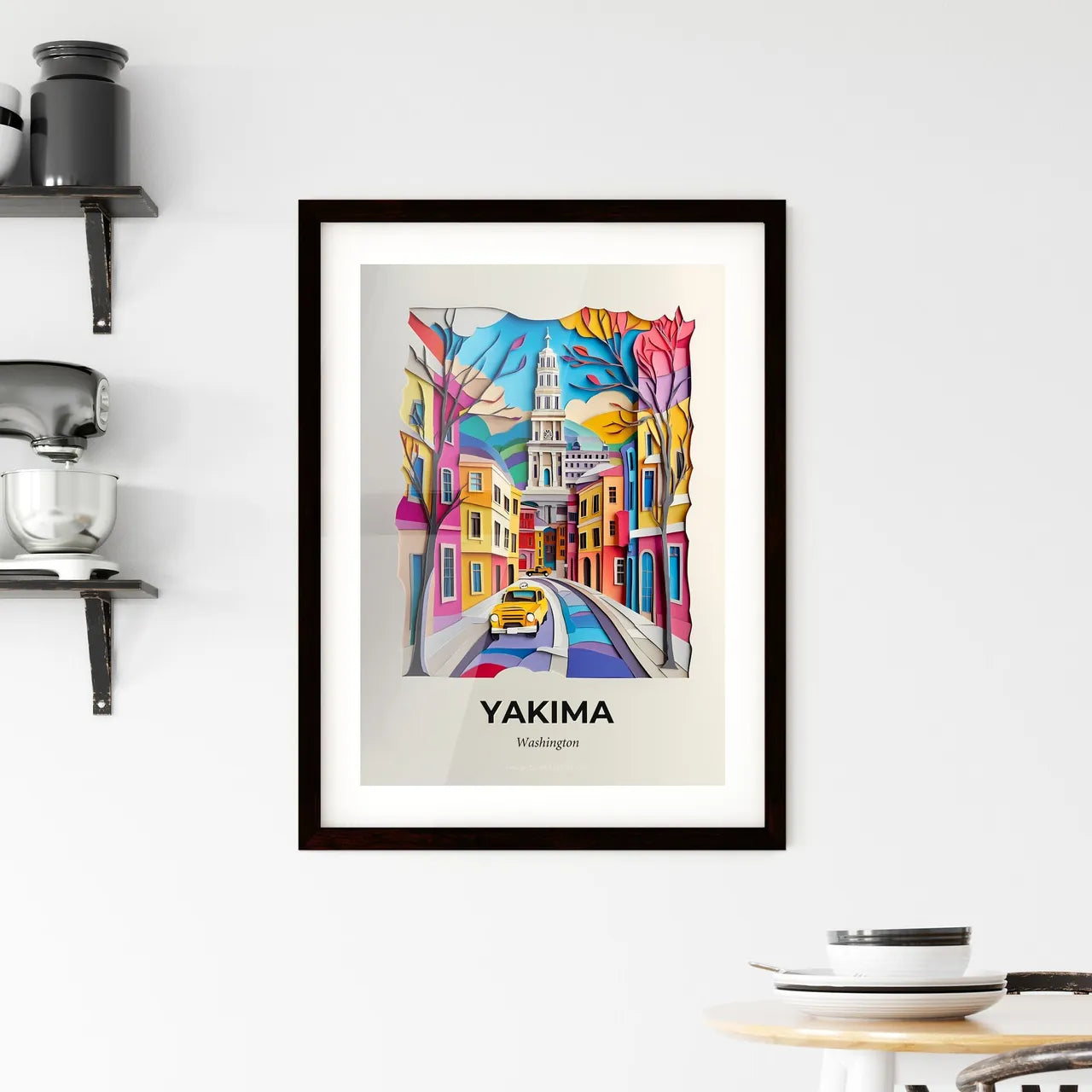 Vivid Yakima, Washington, Framed Wall Art