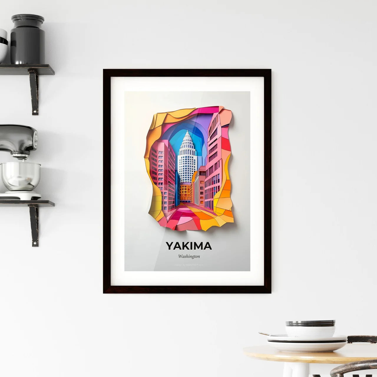 Vivid Yakima, Washington, Framed Wall Art
