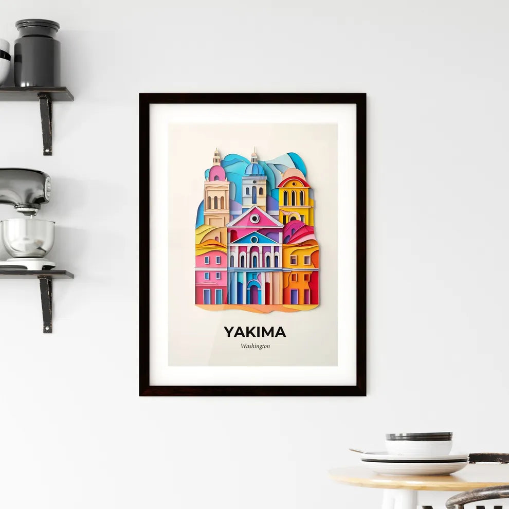 Vivid Yakima, Washington, Framed Wall Art