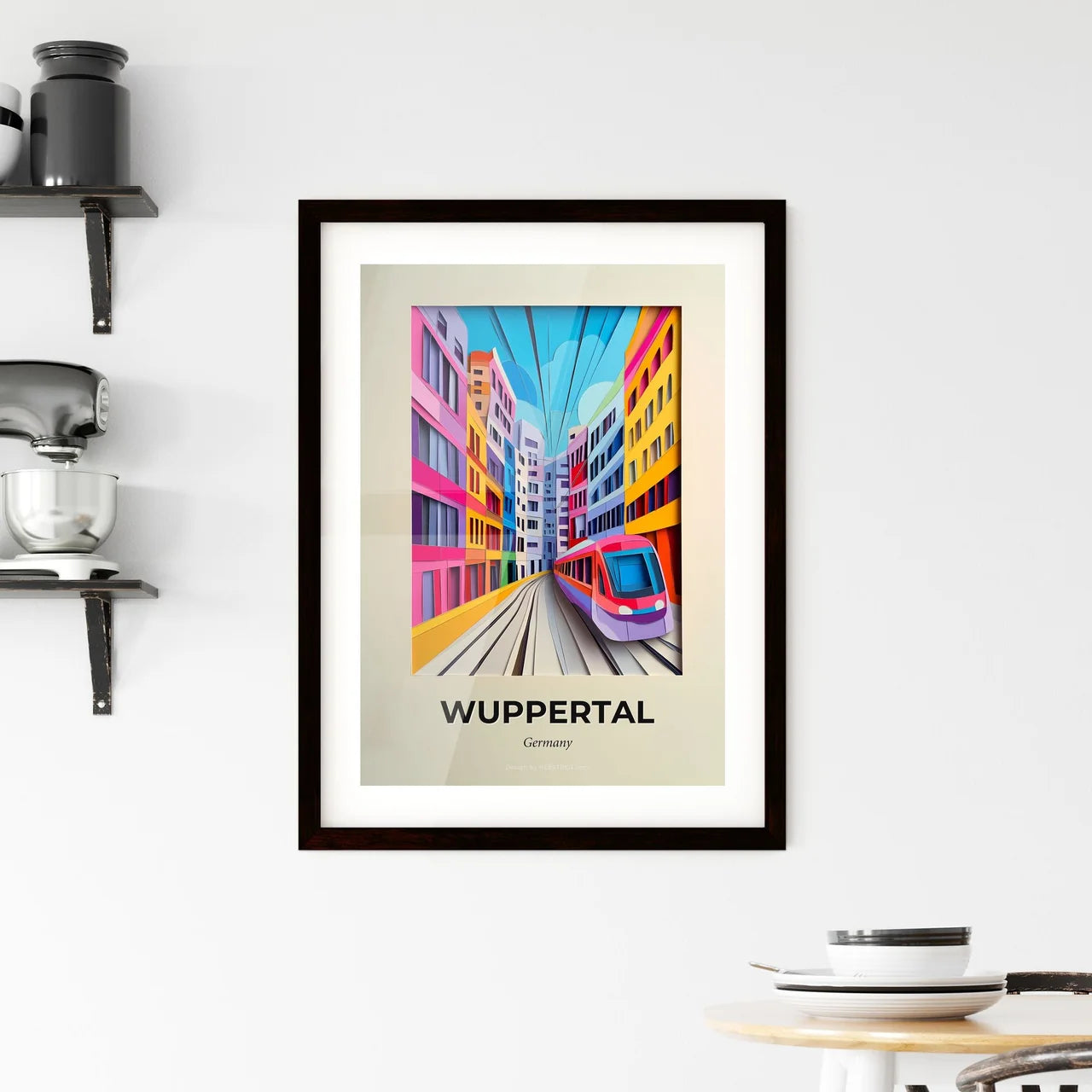 Vivid Wuppertal, Germany, Framed Wall Art