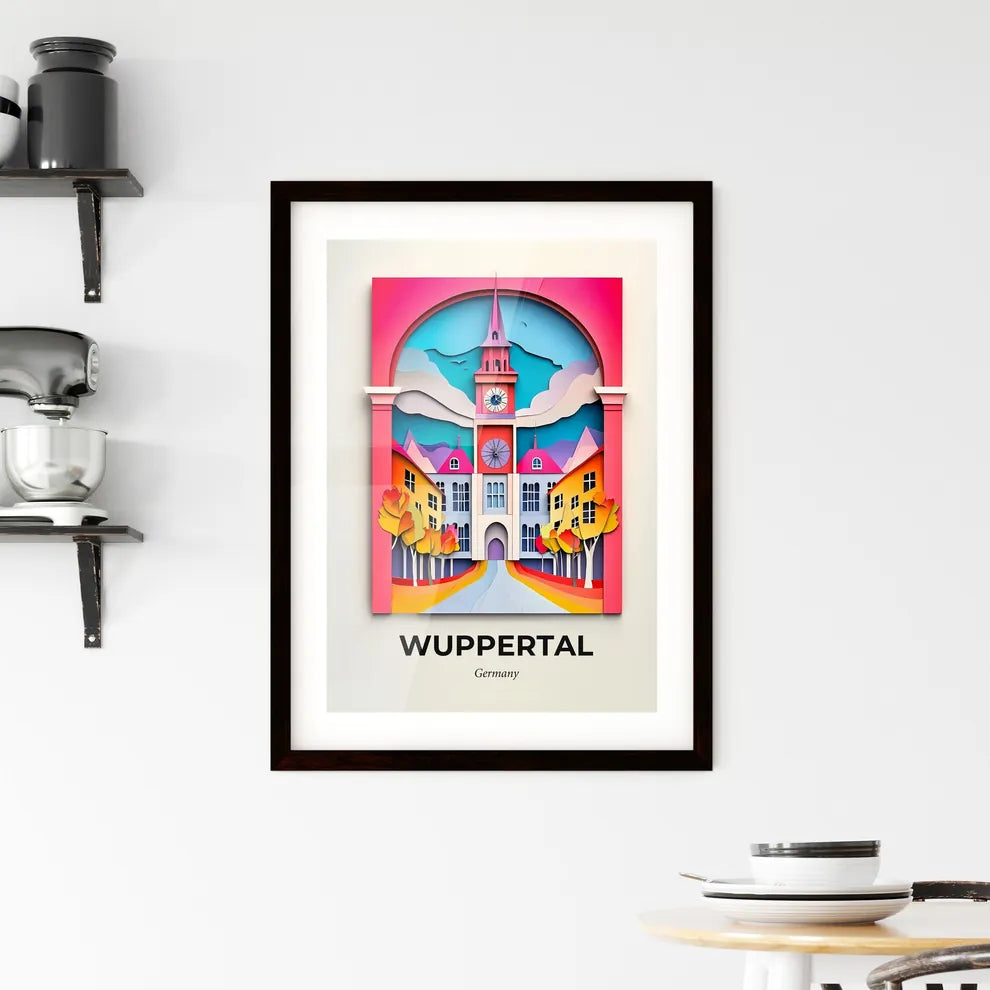Vivid Wuppertal, Germany, Framed Wall Art