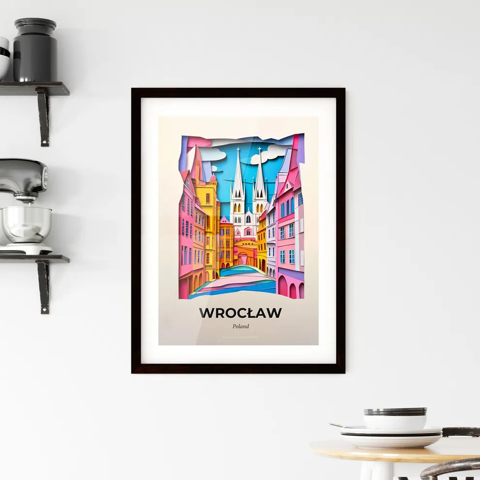 Vivid Wrocław, Poland, Framed Wall Art