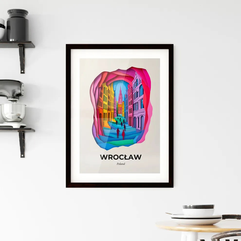 Vivid Wrocław, Poland, Framed Wall Art