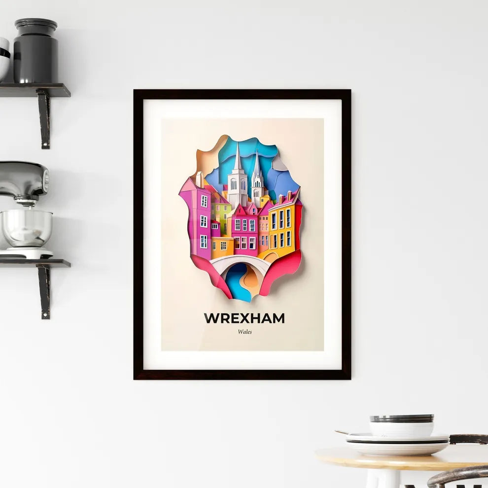 Vivid Wrexham, Wales, Framed Wall Art