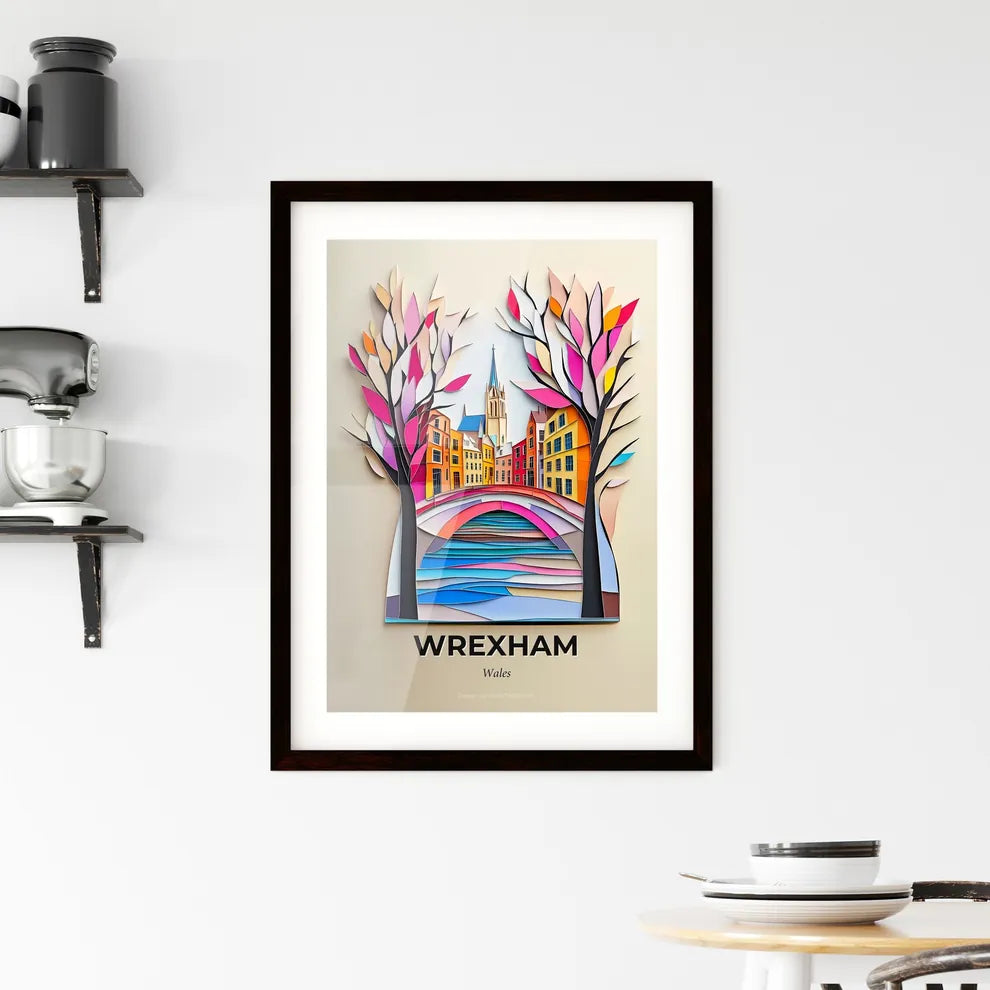Vivid Wrexham, Wales, Framed Wall Art