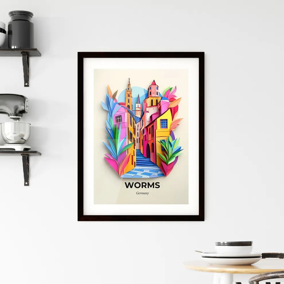 Vivid Worms, Germany, Framed Wall Art