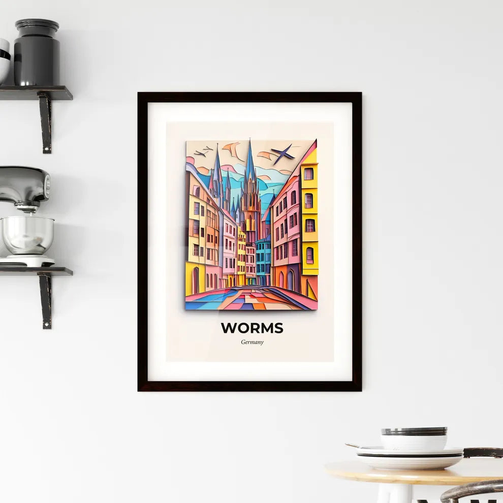 Vivid Worms, Germany, Framed Wall Art