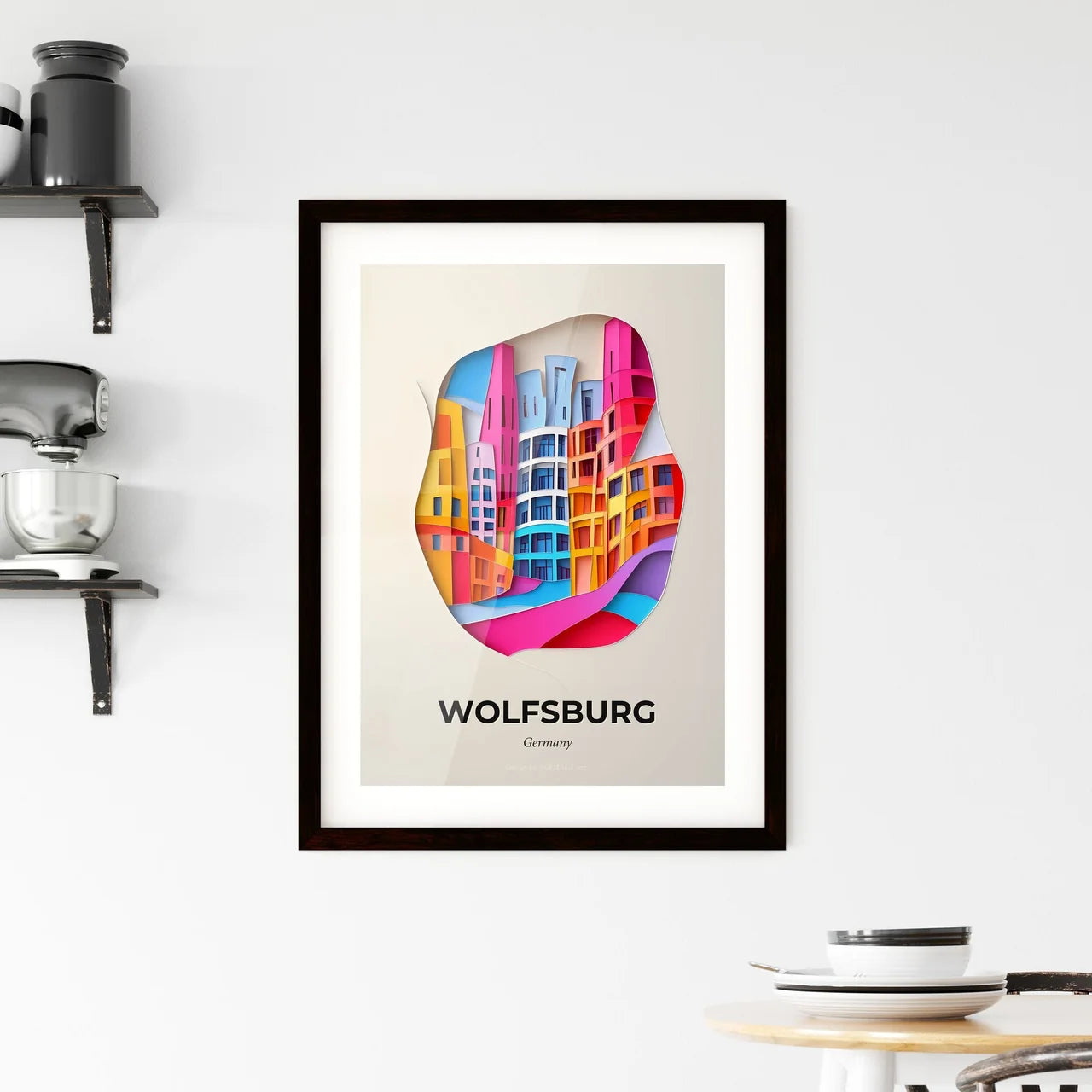 Vivid Wolfsburg, Germany, Framed Wall Art