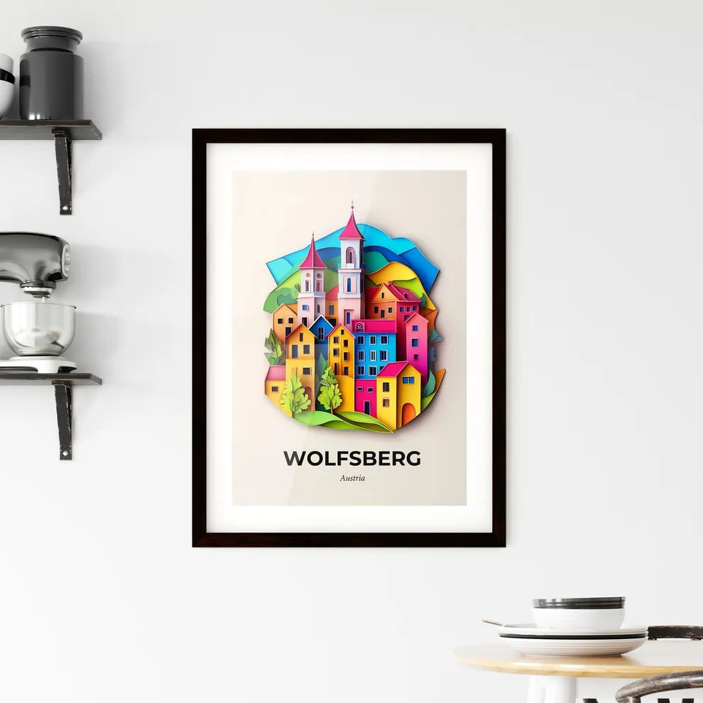 Vivid Wolfsberg, Austria, Framed Wall Art