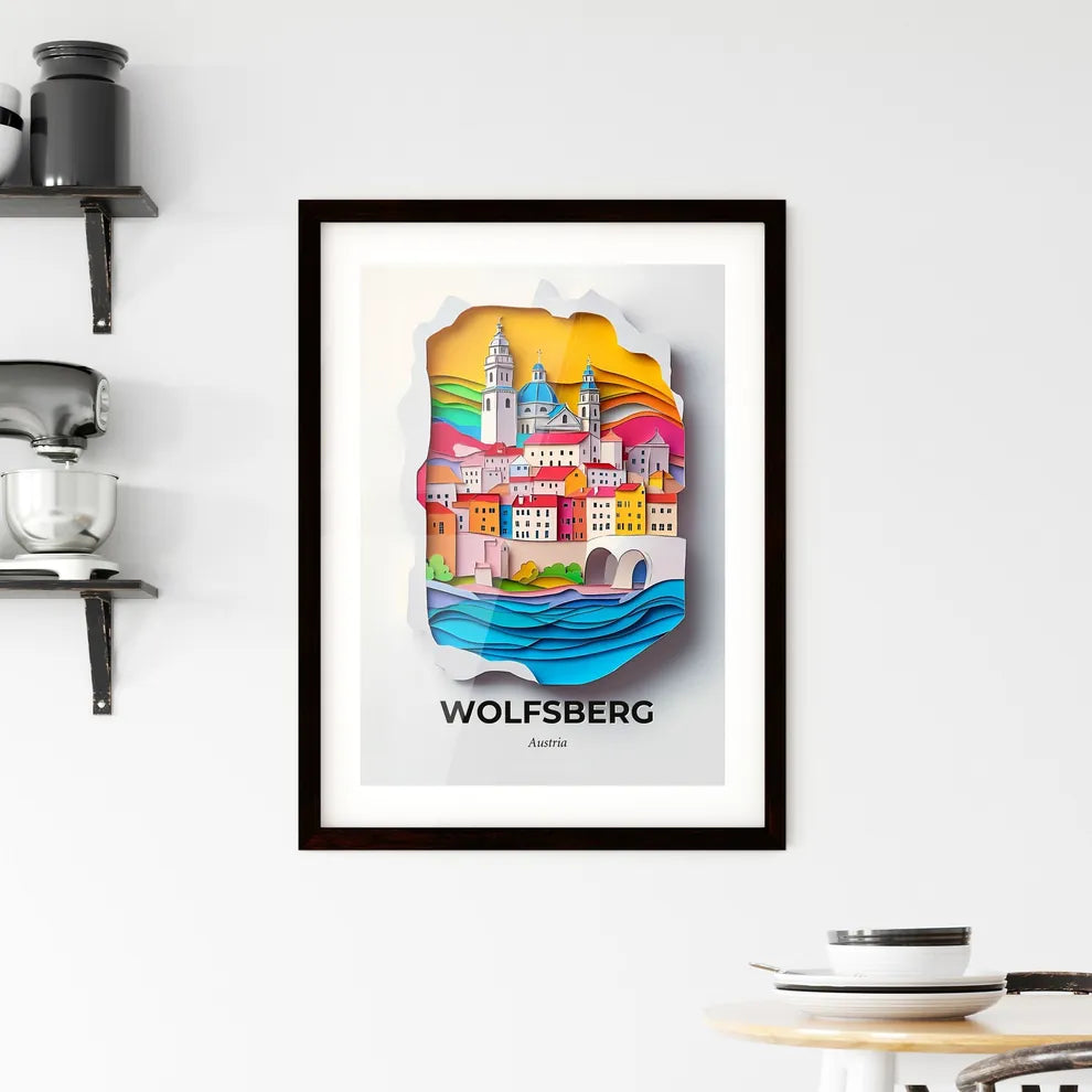 Vivid Wolfsberg, Austria, Framed Wall Art