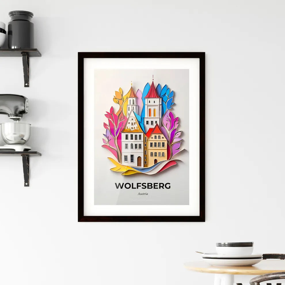 Vivid Wolfsberg, Austria, Framed Wall Art