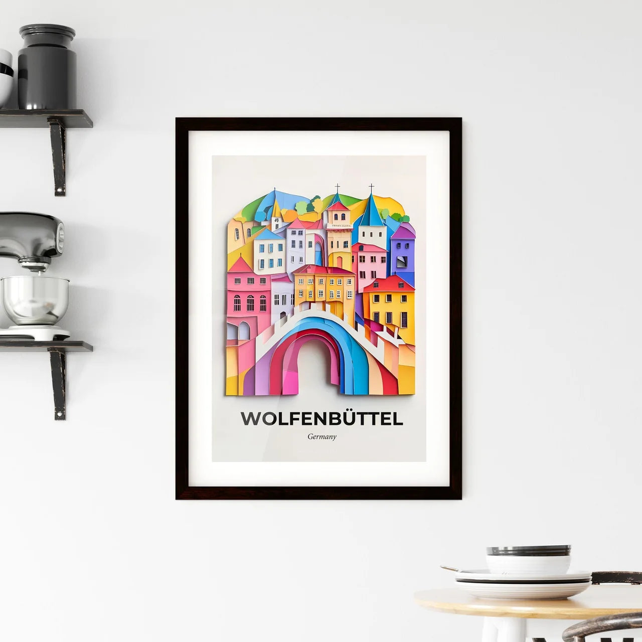 Vivid Wolfenbuttel, Germany, Framed Wall Art