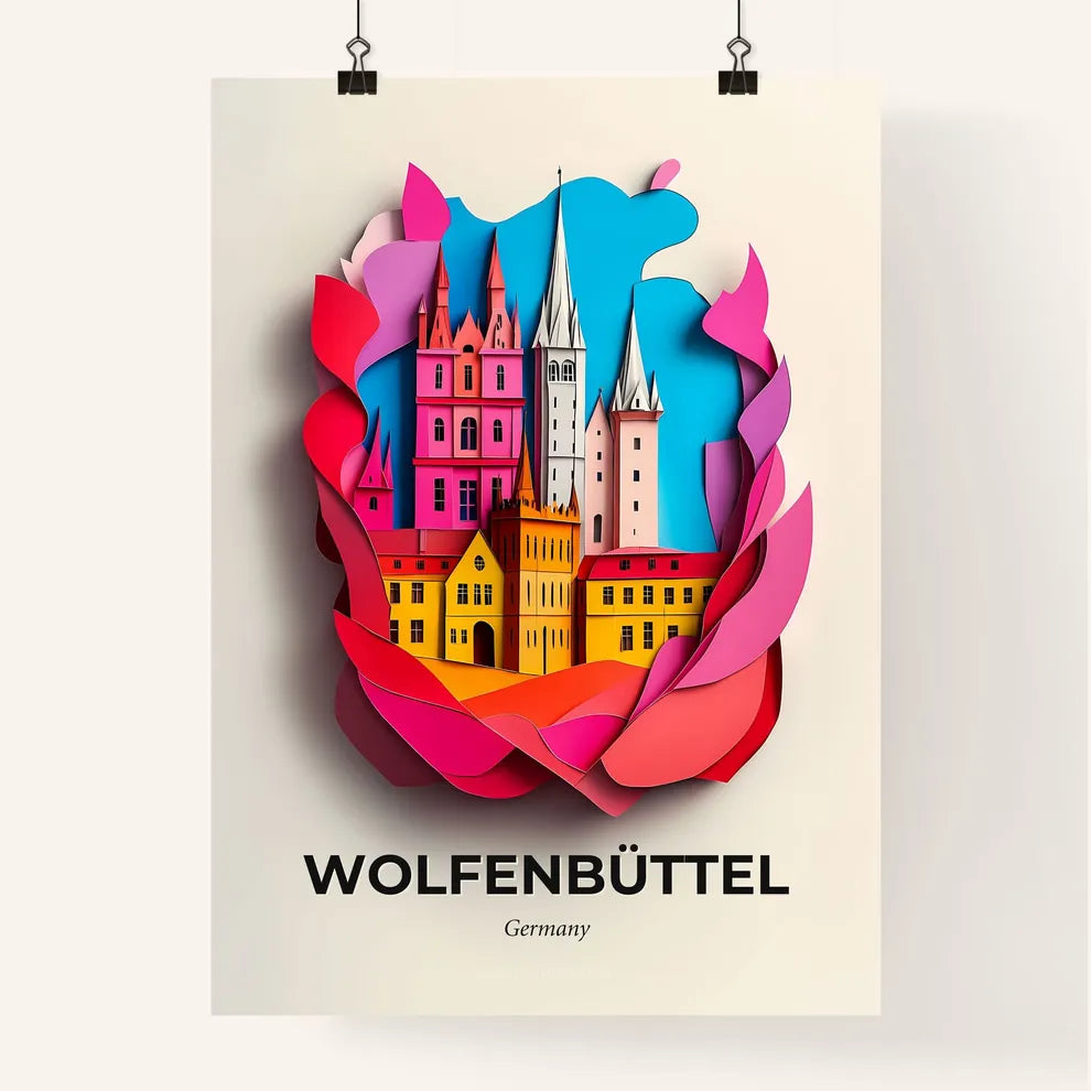 Vivid Wolfenbuttel, Germany, Colorful Poster