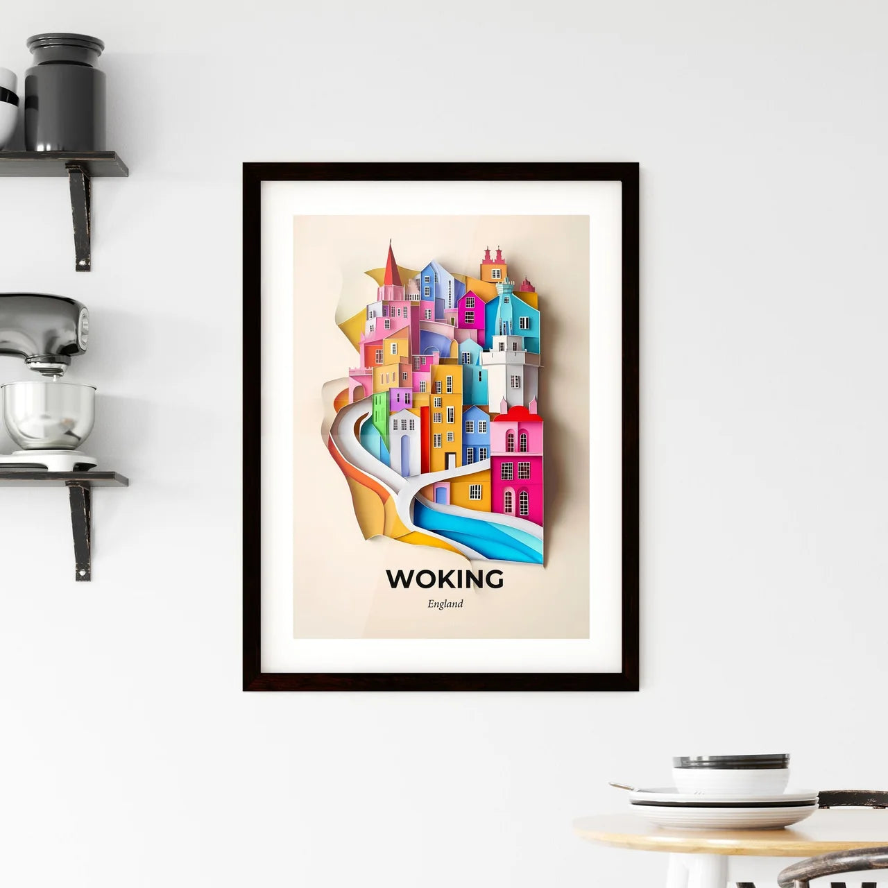 Vivid Woking, England, Framed Wall Art