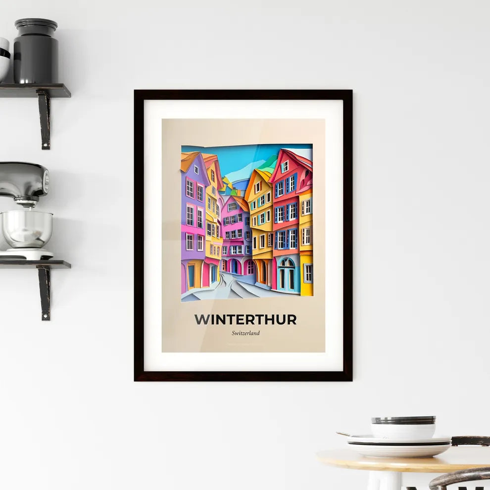 Vivid Winterthur, Switzerland, Framed Wall Art