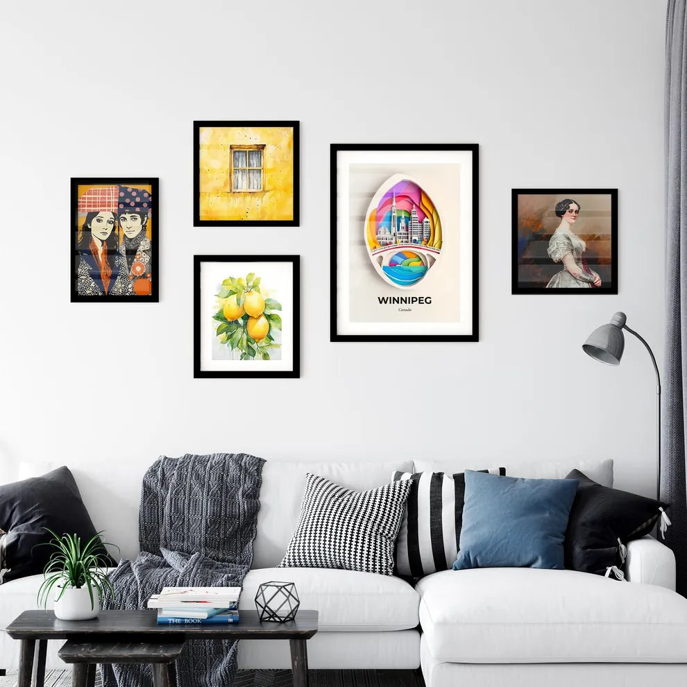 Vivid Winnipeg, Canada, Premium Framed Prints