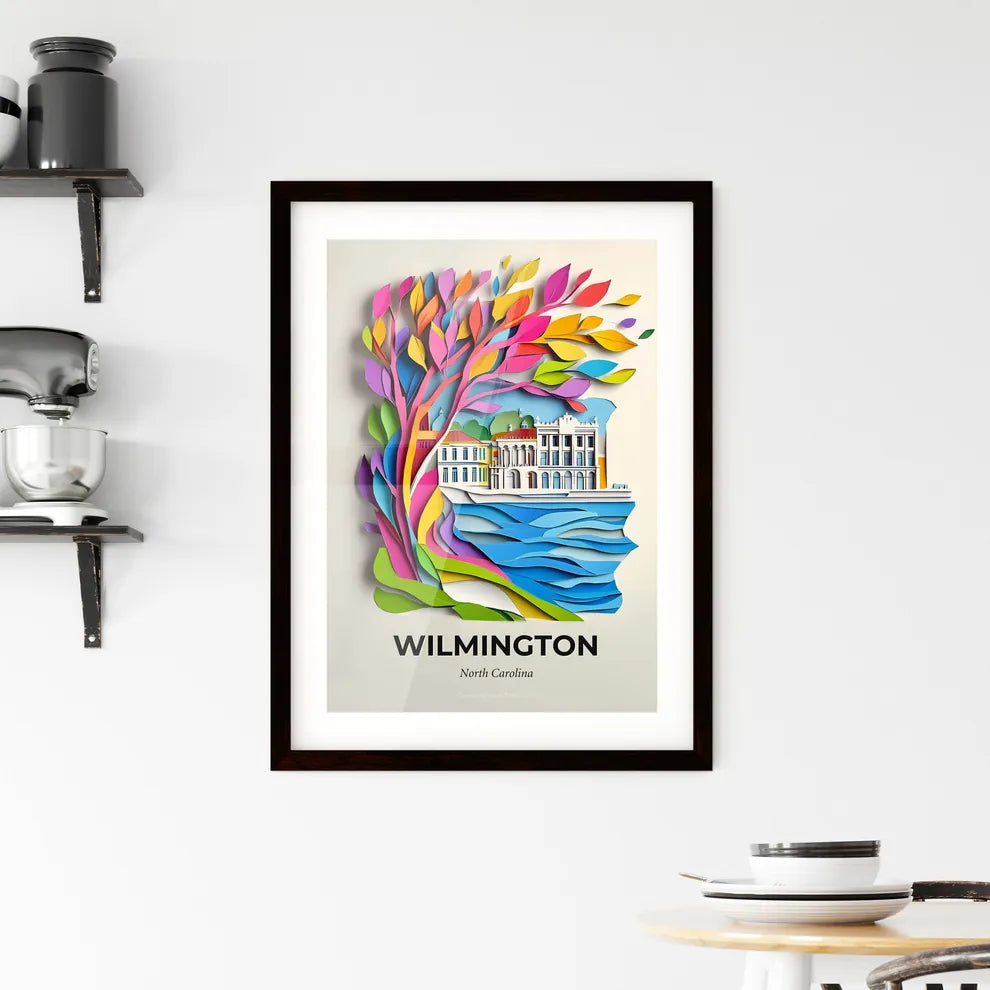 Vivid Wilmington, North Carolina, Framed Wall Art