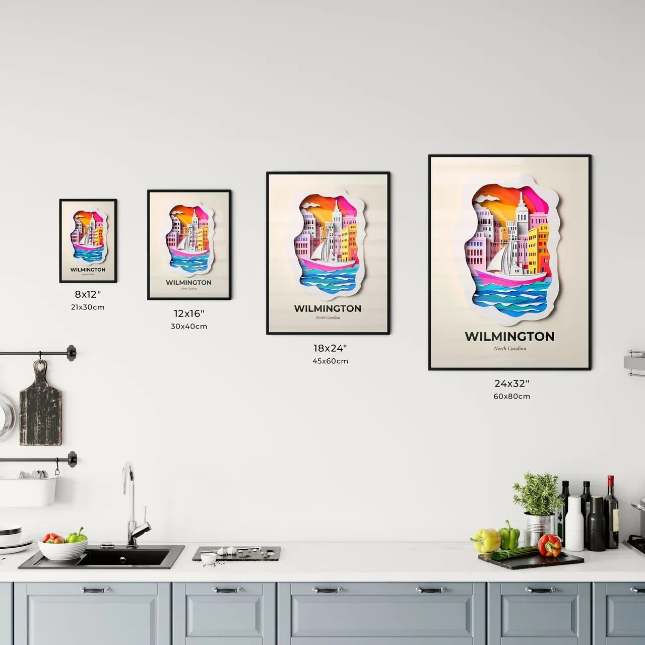 Vivid Wilmington, North Carolina, Kitchen Art