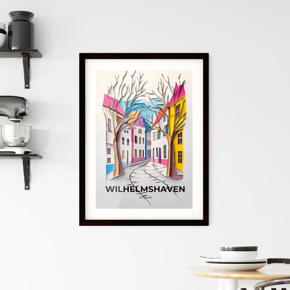 Vivid Wilhelmshaven, Germany, Framed Wall Art