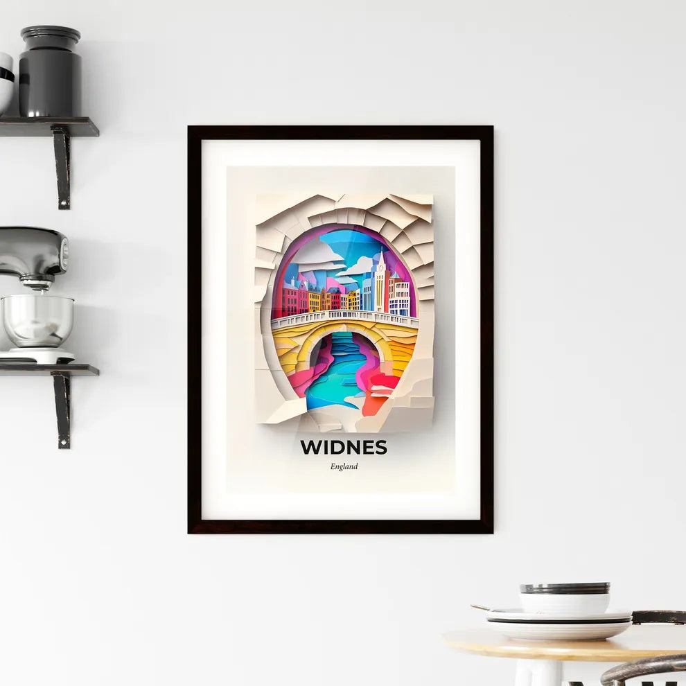 Vivid Widnes, England, Framed Wall Art