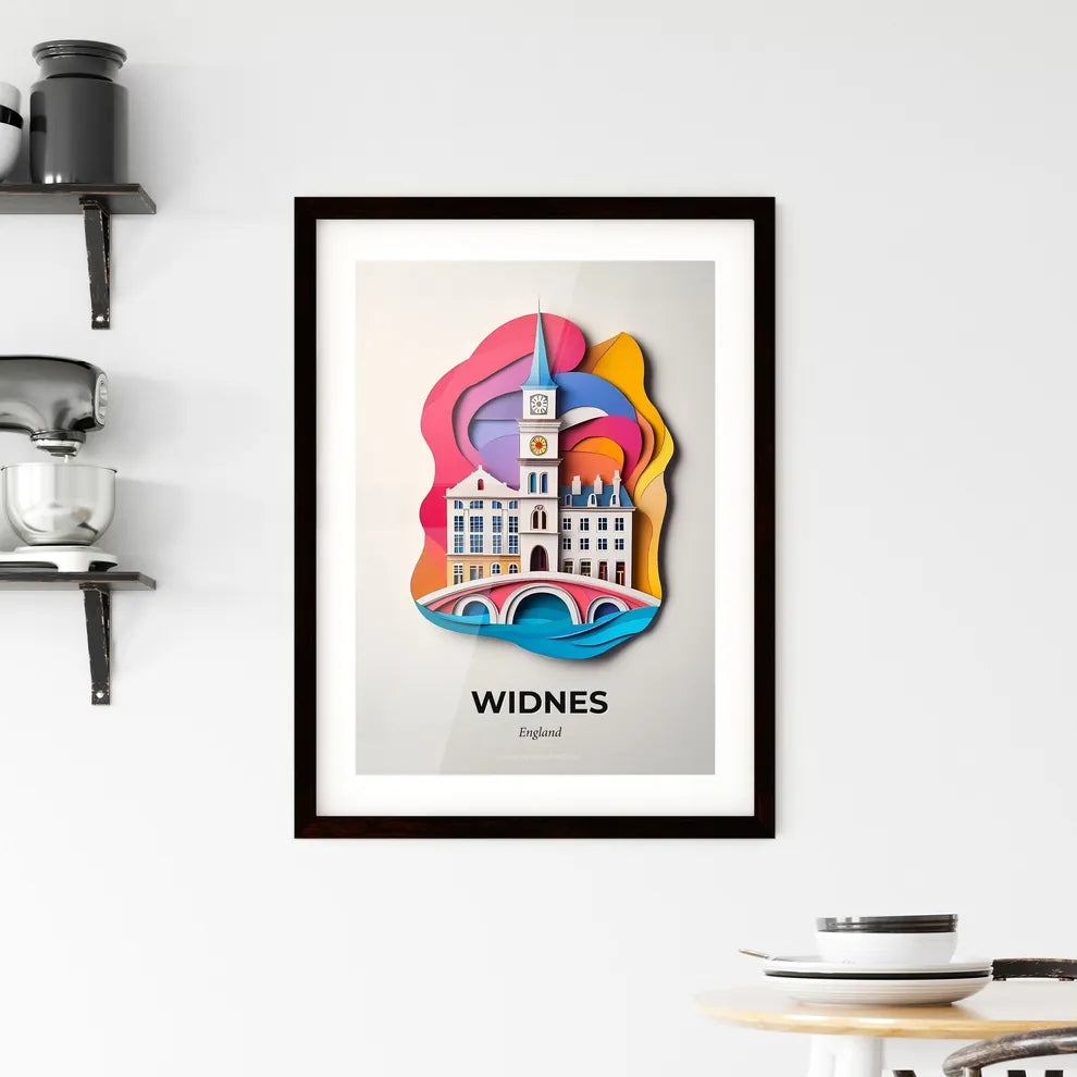 Vivid Widnes, England, Framed Wall Art