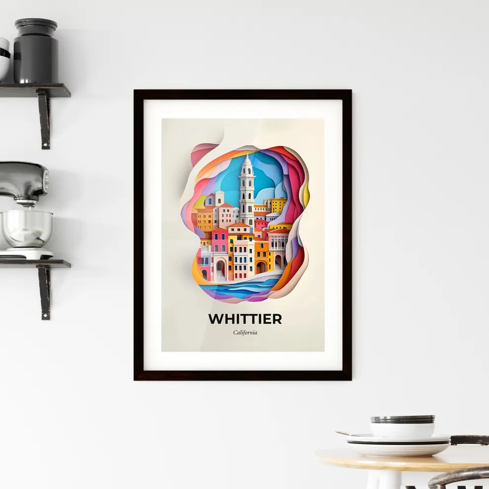 Vivid Whittier, California, Framed Wall Art
