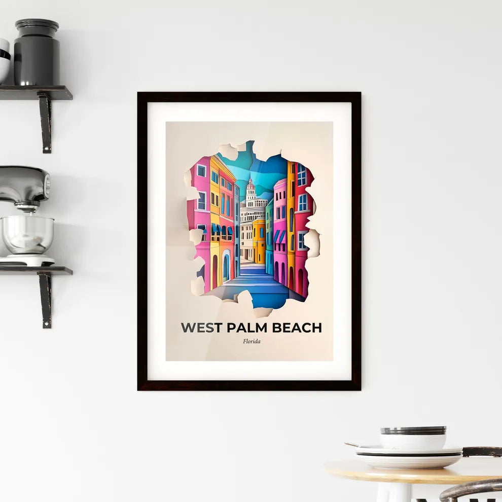 Vivid West Palm Beach, Florida, Framed Wall Art