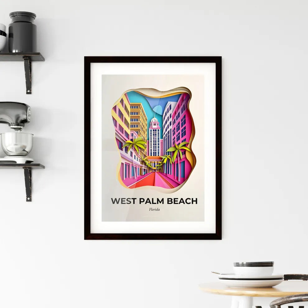 Vivid West Palm Beach, Florida, Framed Wall Art