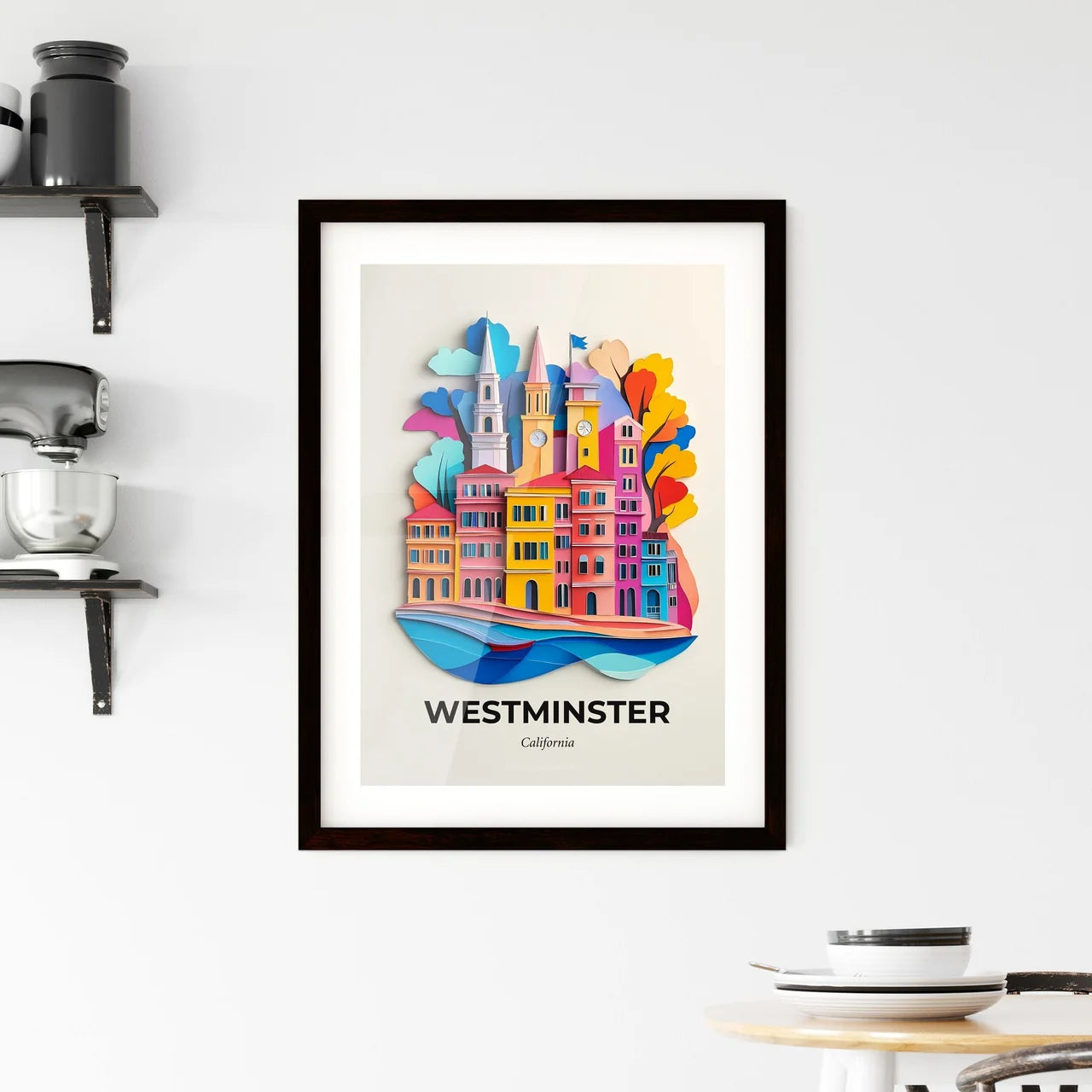 Vivid Westminster, California, Framed Wall Art