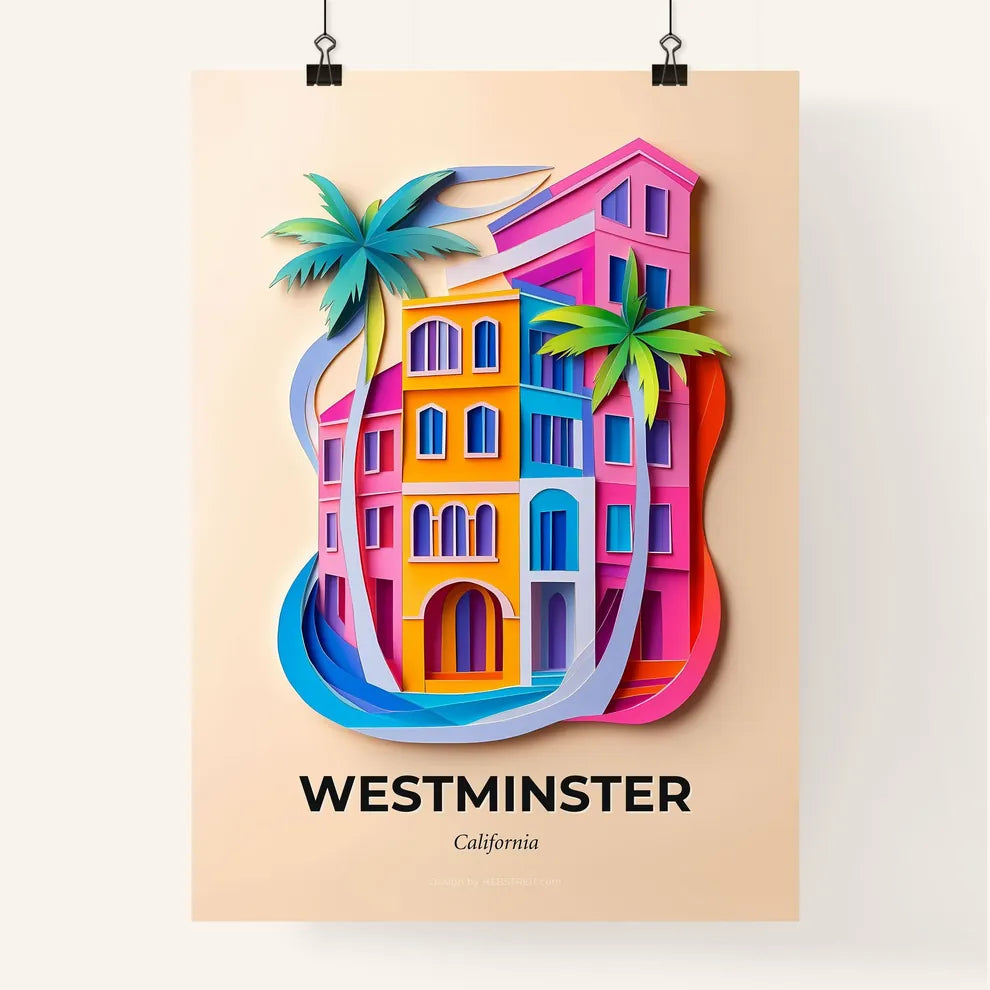 Vivid Westminster, California, Colorful Poster