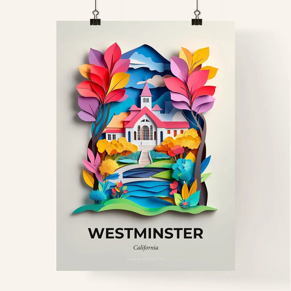 Vivid Westminster, California, Colorful Poster