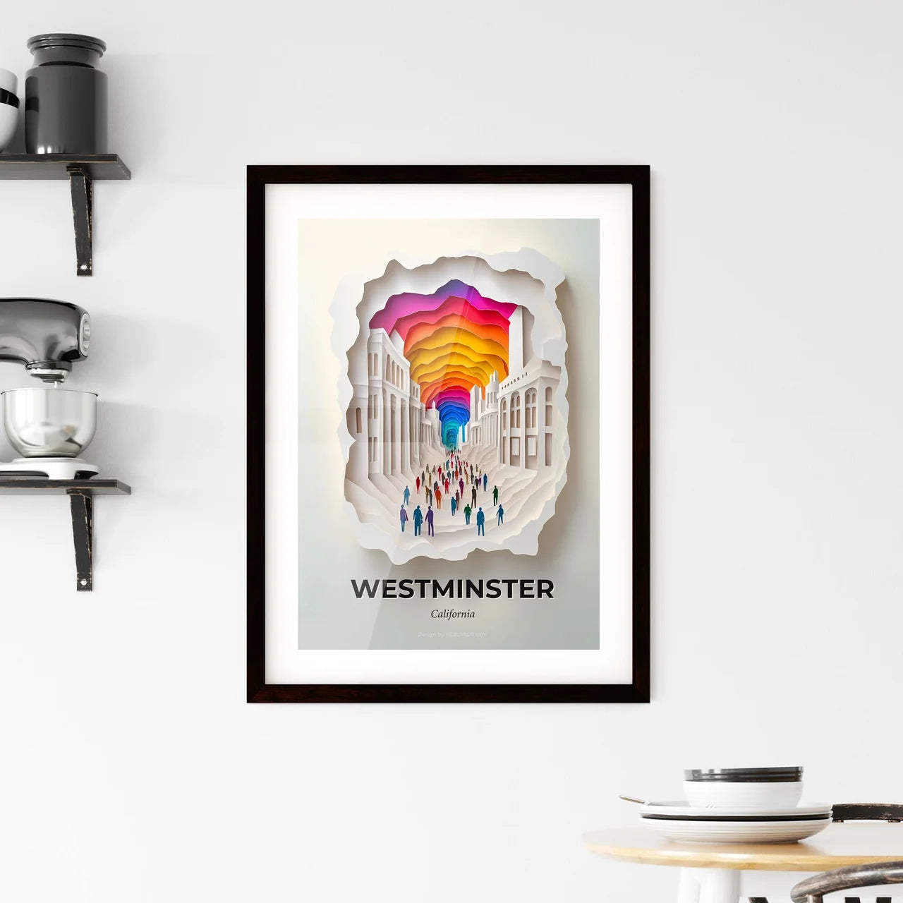 Vivid Westminster, California, Framed Wall Art