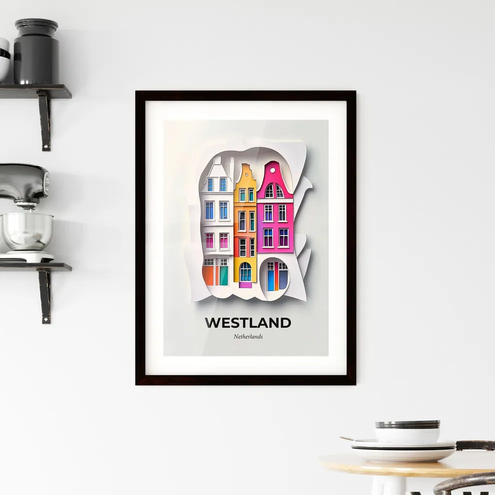 Vivid Westland, Netherlands, Framed Wall Art