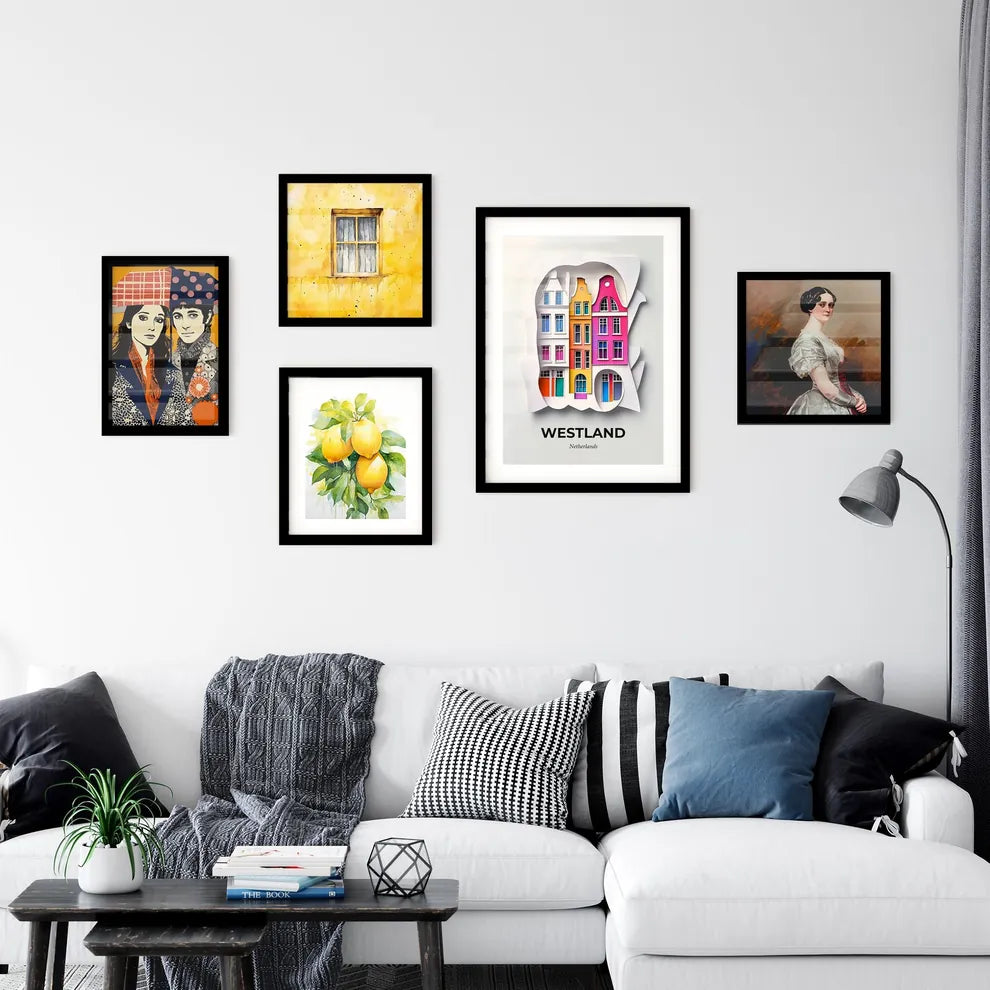 Vivid Westland, Netherlands, Premium Framed Prints