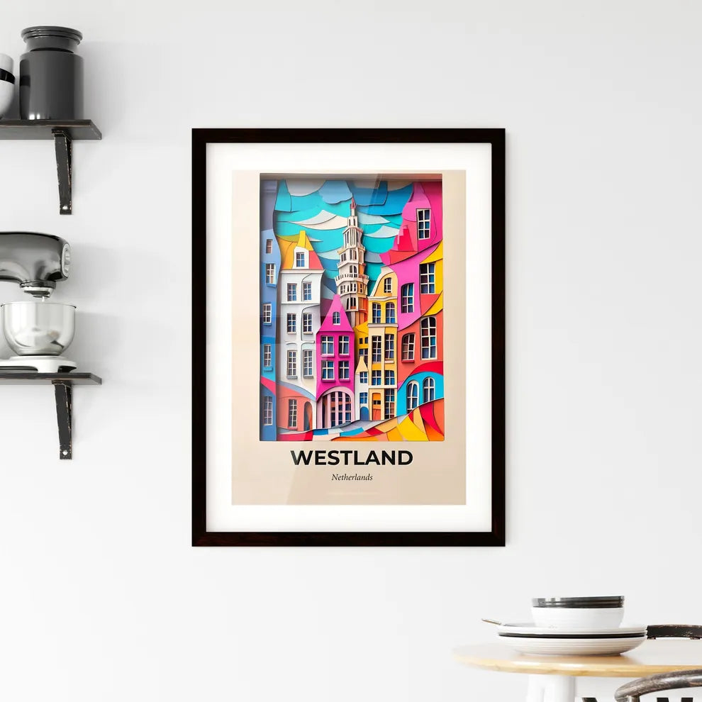 Vivid Westland, Netherlands, Framed Wall Art