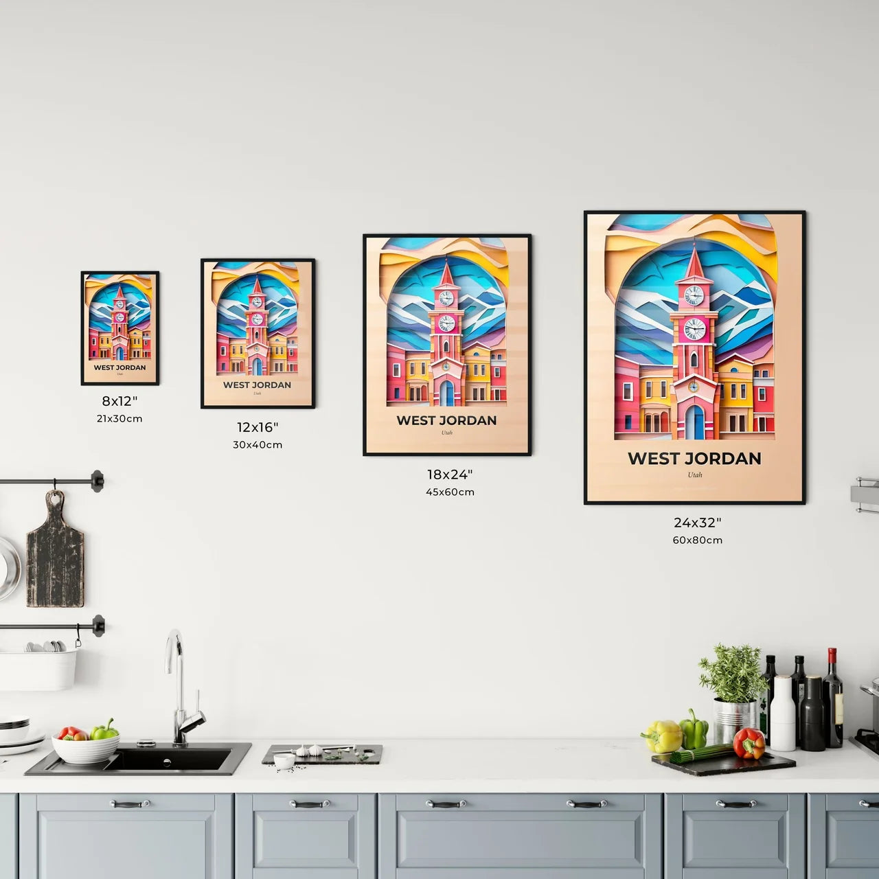 Vivid West Jordan, Utah, Kitchen Art