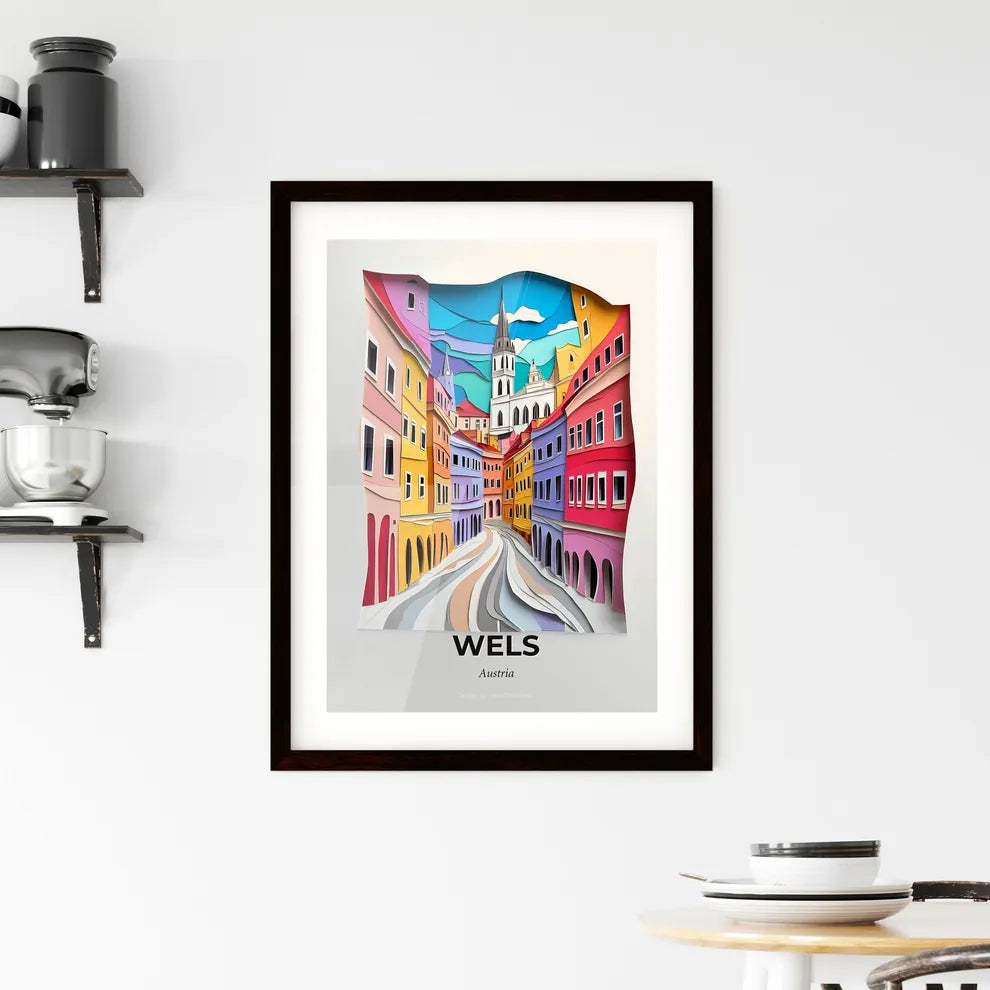 Vivid Wels, Austria, Framed Wall Art