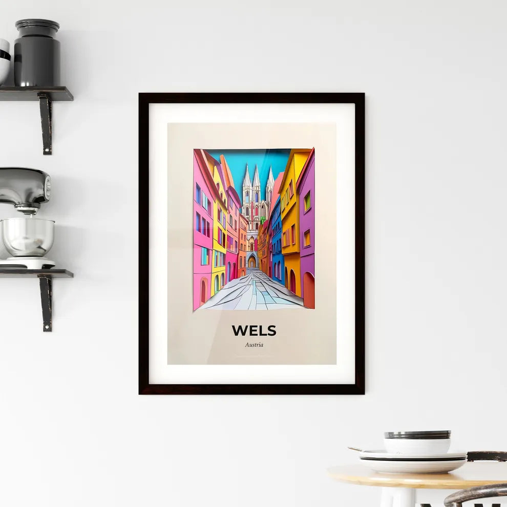 Vivid Wels, Austria, Framed Wall Art