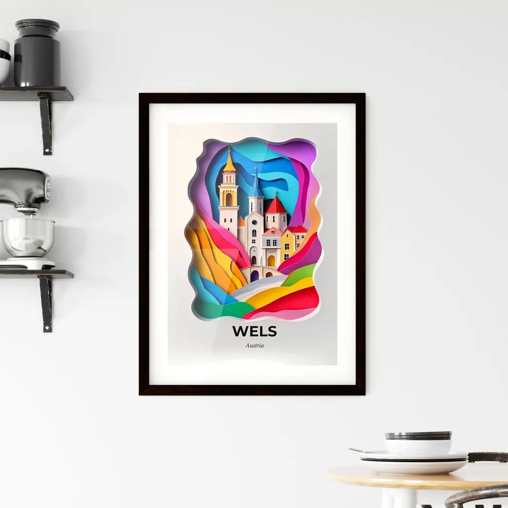 Vivid Wels, Austria, Framed Wall Art