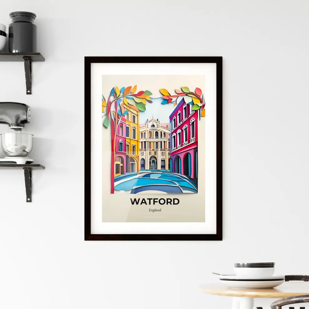 Vivid Watford, England, Framed Wall Art