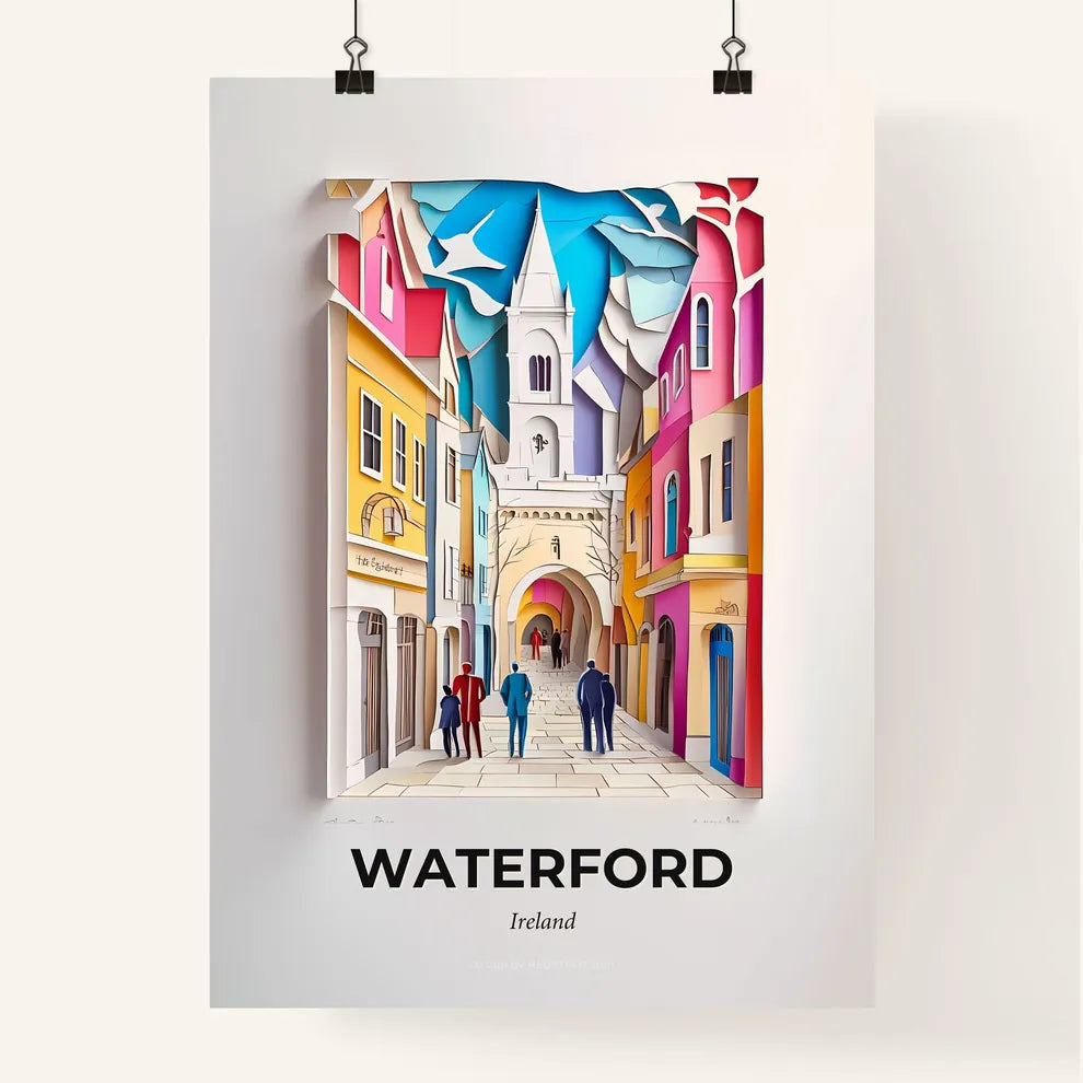 Vivid Waterford, Ireland, Colorful Poster