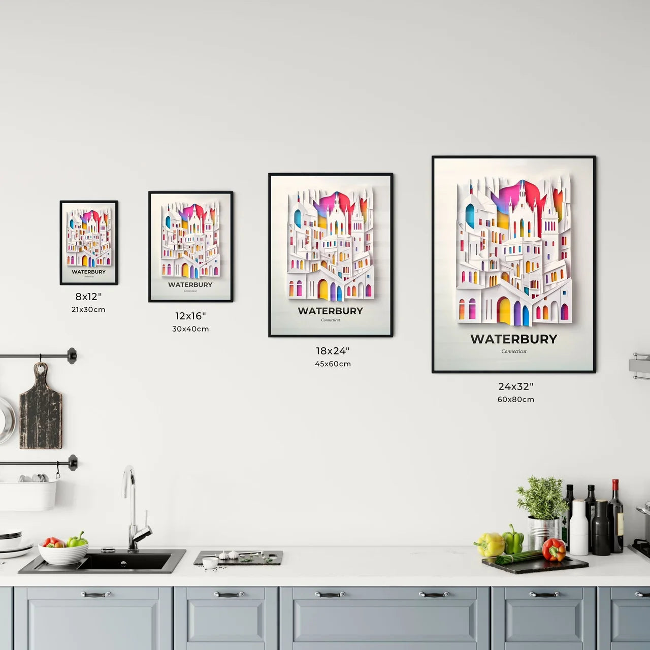 Vivid Waterbury, Connecticut, Kitchen Art