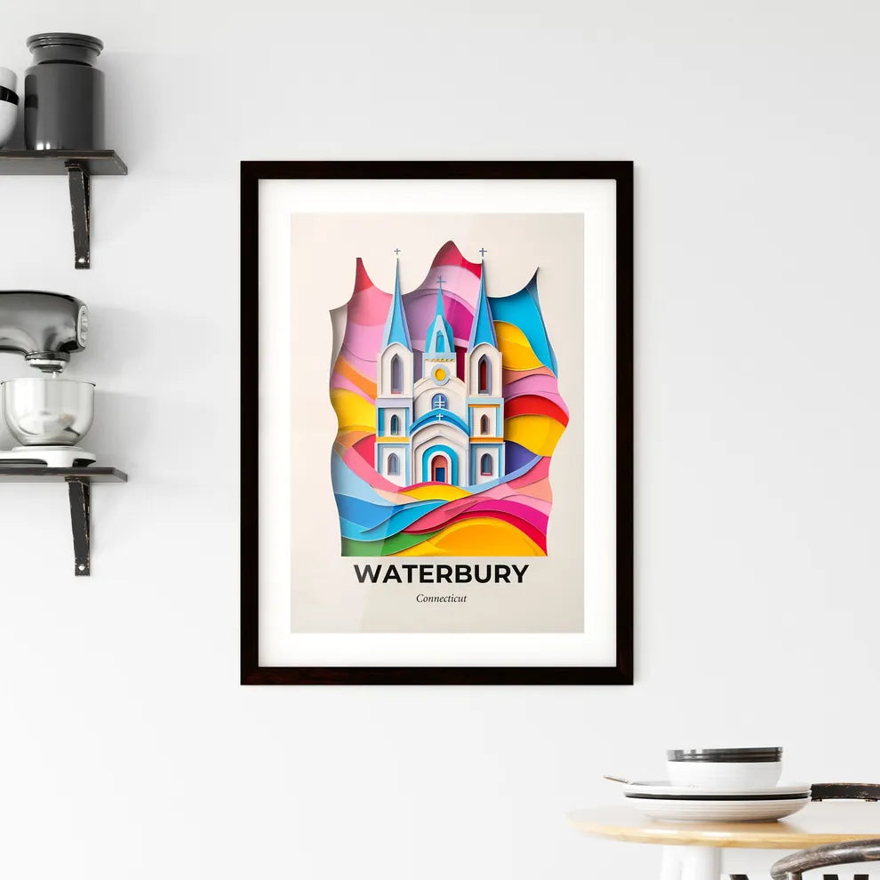 Vivid Waterbury, Connecticut, Framed Wall Art