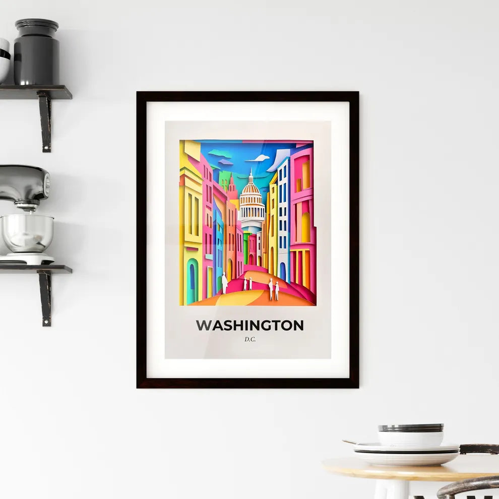 Vivid Washington, D.C., Framed Wall Art