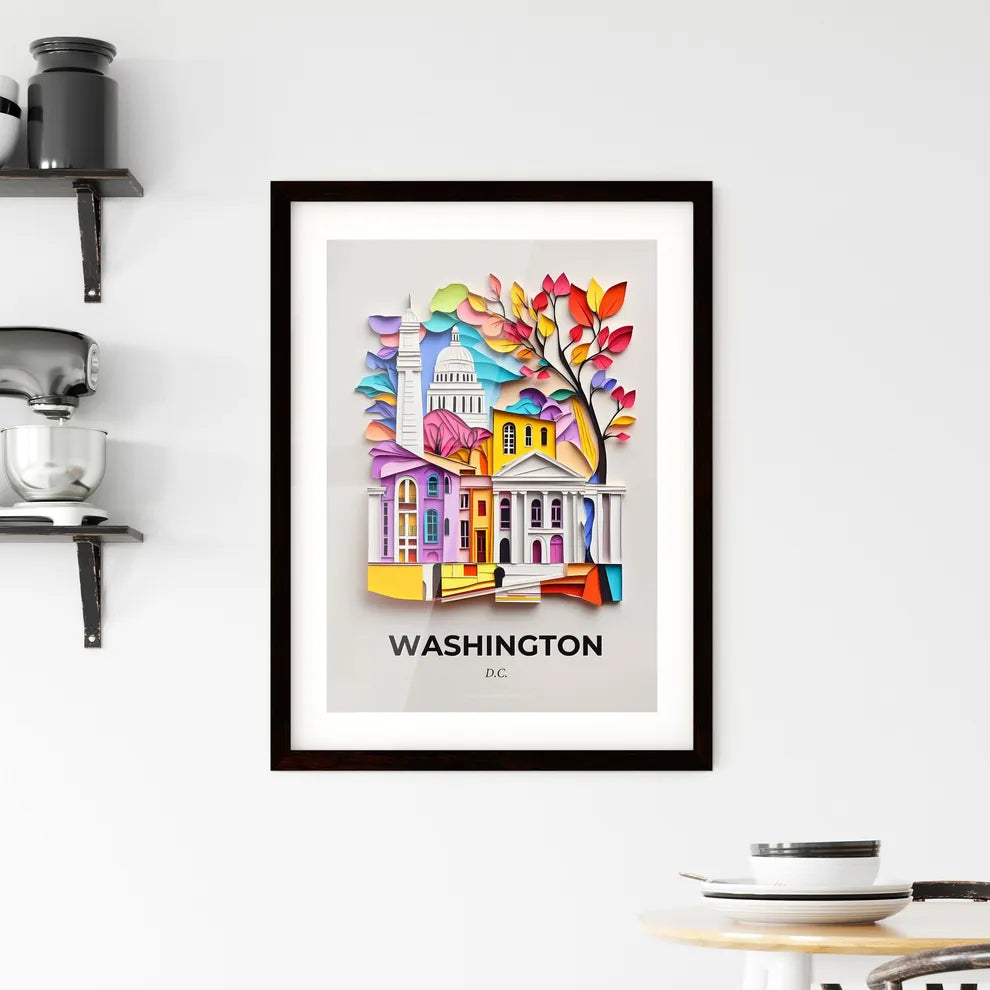 Vivid Washington, D.C., Framed Wall Art