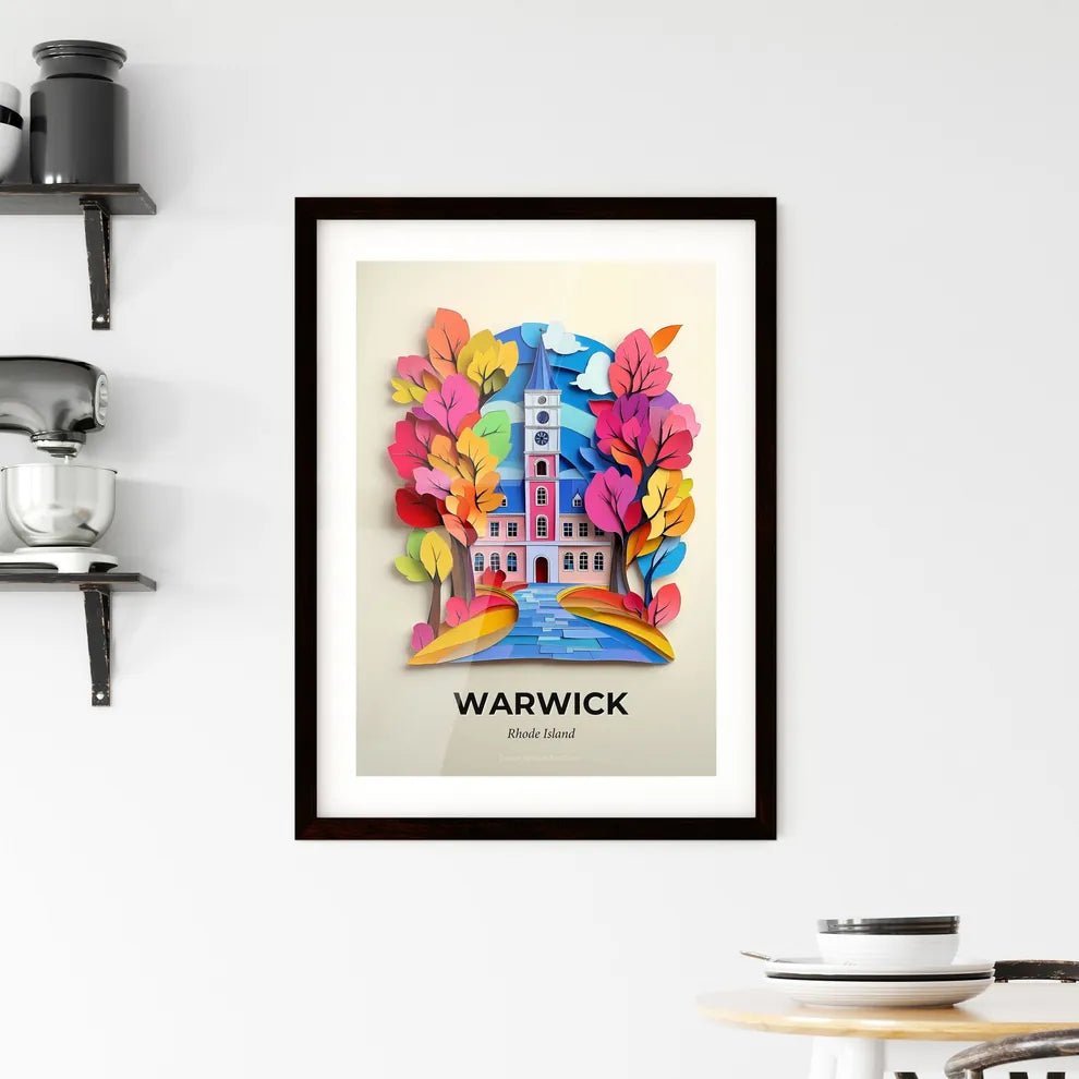 Vivid Warwick, Rhode Island, Framed Wall Art
