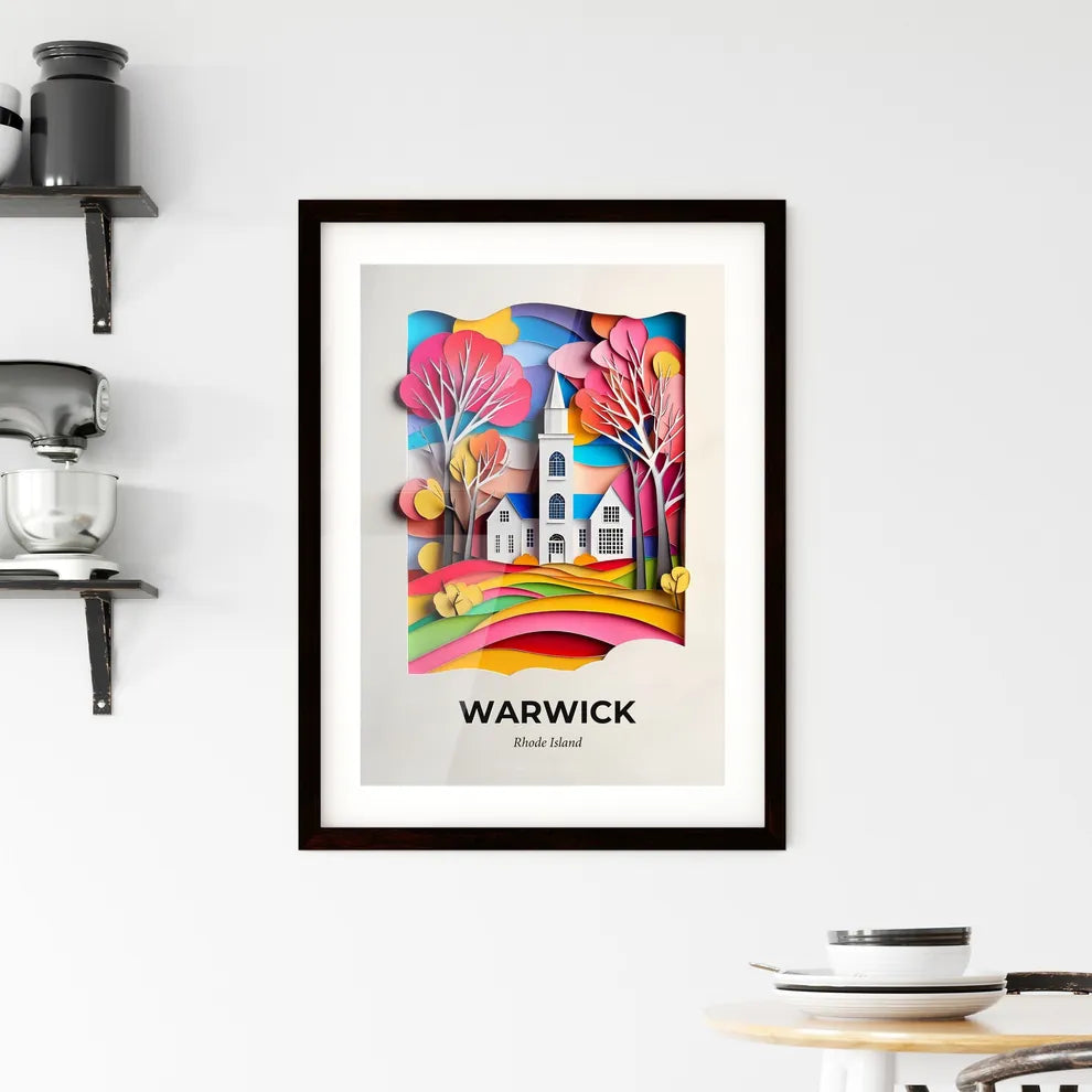 Vivid Warwick, Rhode Island, Framed Wall Art