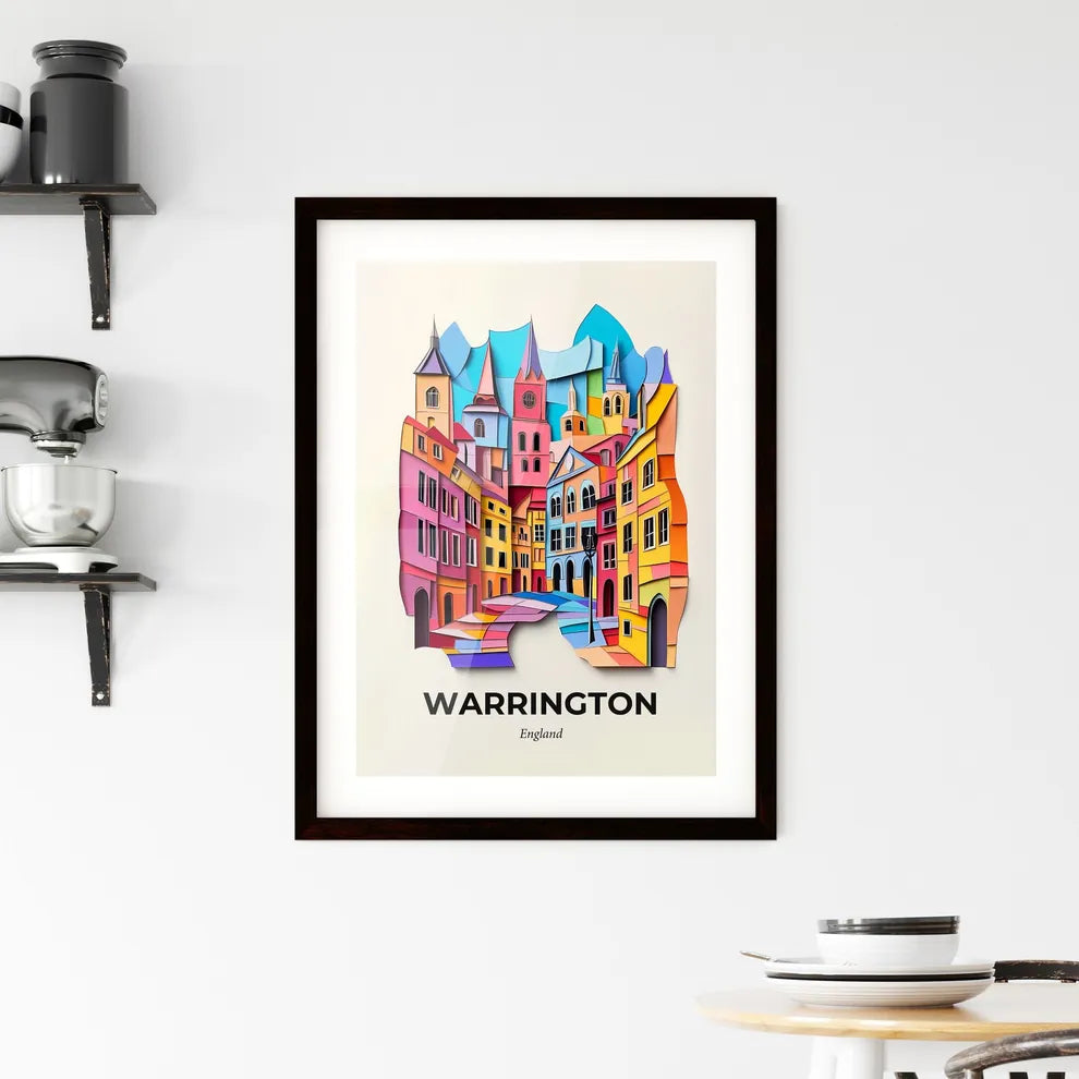 Vivid Warrington, England, Framed Wall Art