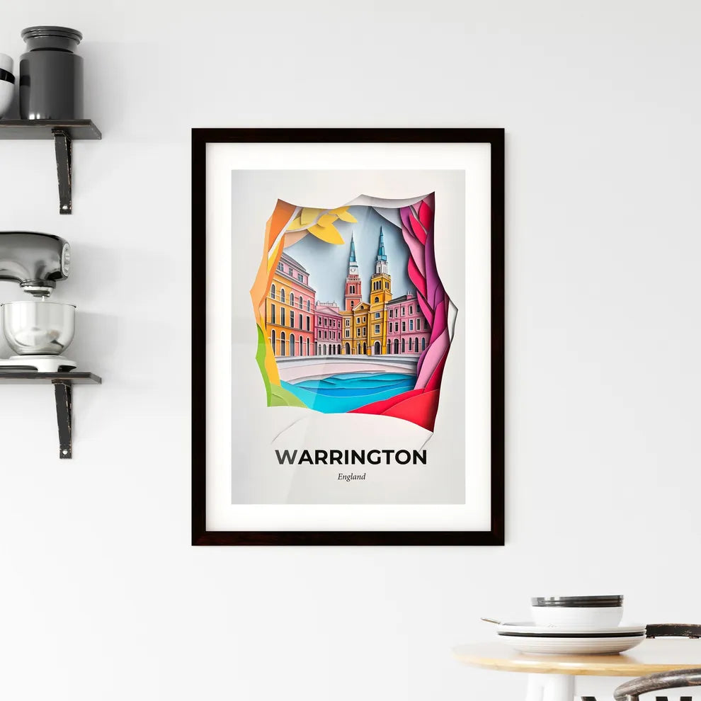 Vivid Warrington, England, Framed Wall Art