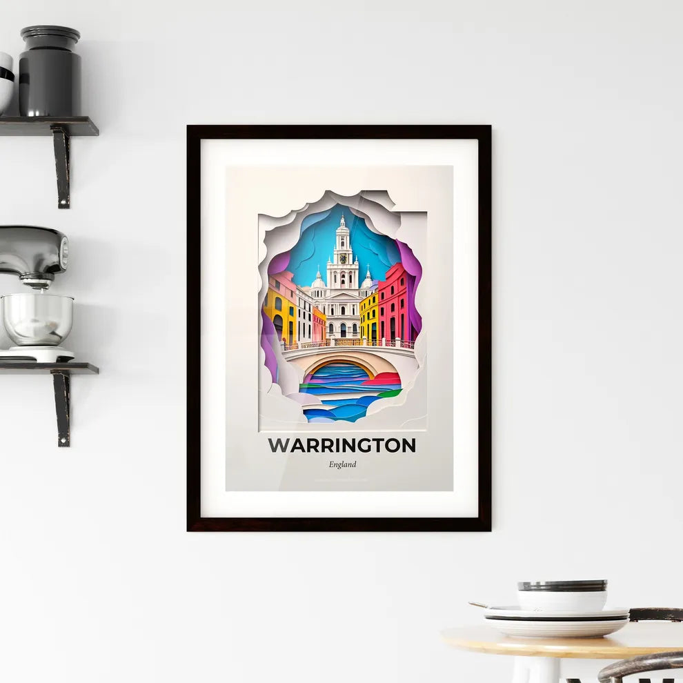 Vivid Warrington, England, Framed Wall Art